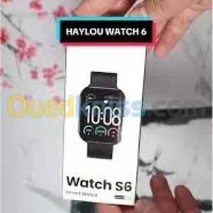 Smartwatch HAYLOU S6 noir | Alger - Algérie | Dir L’affaire